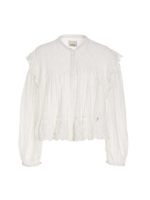 Isabel Marant Mikia Shirt in White Viscose