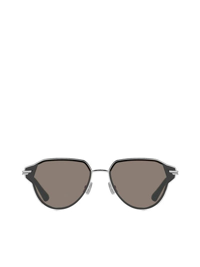 Bottega Veneta Metal Sunglasses — Silver