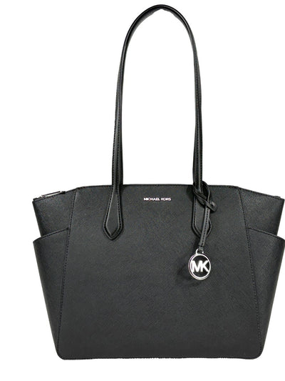 Michael Kors Marilyn Medium Signature Tote — Black
