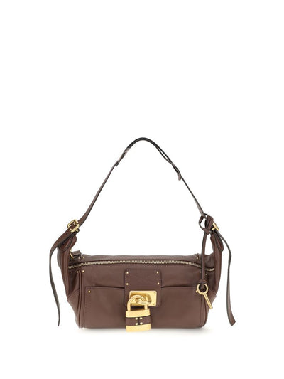 Chloé Brown Calf Leather Small Paddington Shoulder Bag