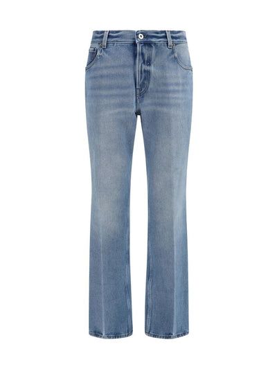 Miu Miu Washed Denim Wide-Fit Low-Rise Jeans