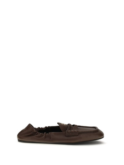 Miu Miu Ruches Nappa Leather Loafer