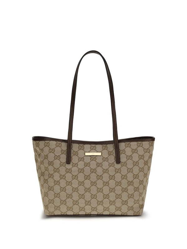 Gucci Tribeca GG Tote Bag — Beige