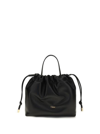 Chloé Black Lambskin Icons Shoulder Bag