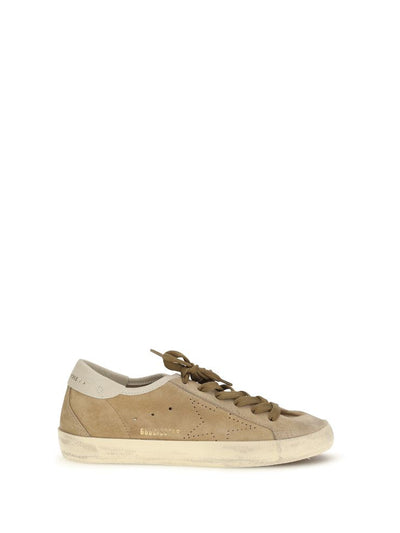 Golden Goose Super Star Leather Sneaker — Beige