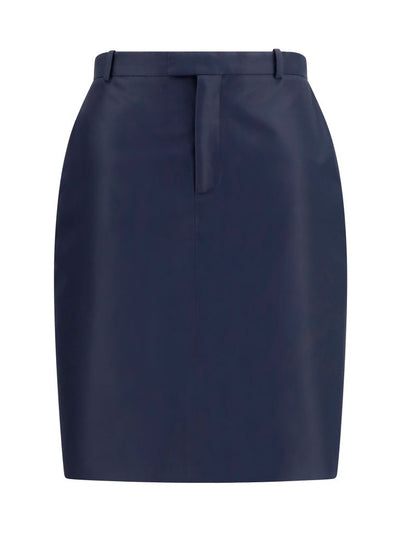 Gucci Silk Faille Midi Skirt