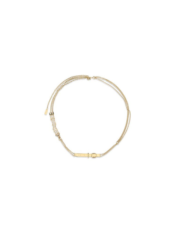 Chloé Gold Brass Jewel Belt Bracelet