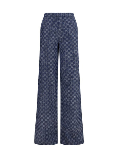 Gucci GG Jacquard Denim Trousers