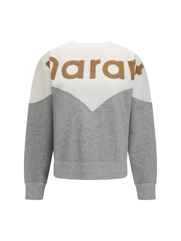 Isabel Marant Étoile Houston Logo Sweatshirt in Grey