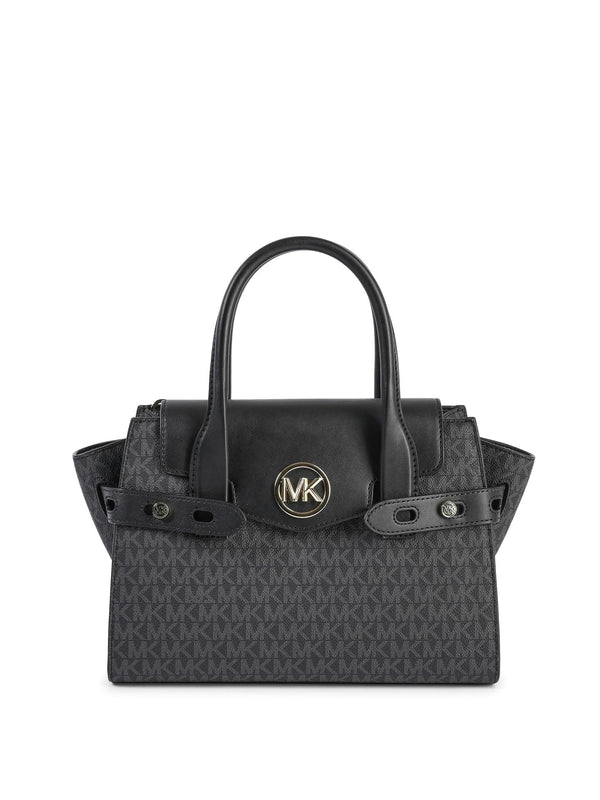 Michael Kors Black Pvc Satchel Bag