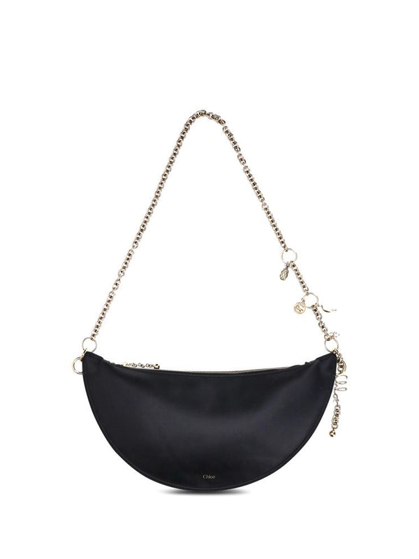 Chloé Black Calf Leather Icons Shoulder Bag