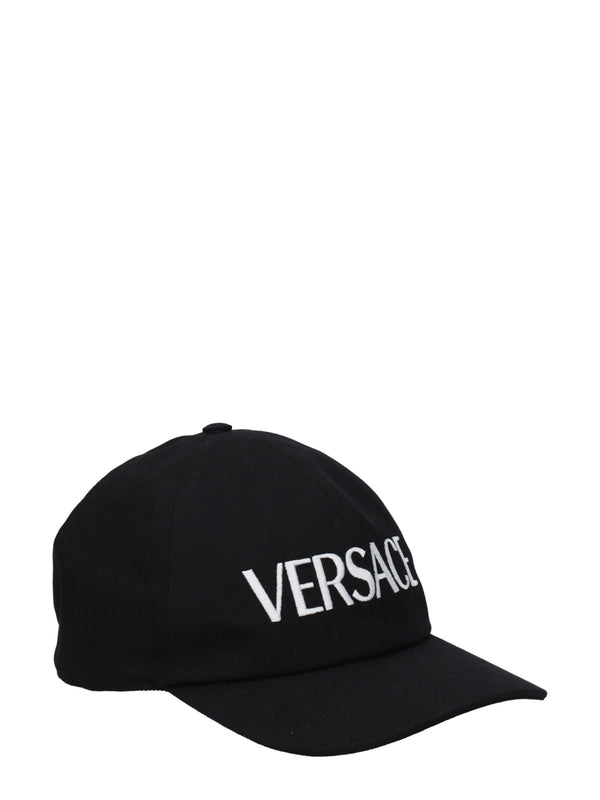 Versace Medusa Logo Cotton Baseball Cap