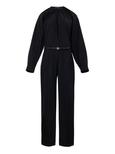 Gucci Black Wool Jumpsuit