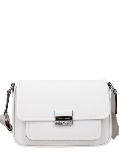 Michael Kors Leather Crossbody Bag — White