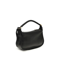 Chloé Black Calf Leather Small Marcie Shoulder Bag