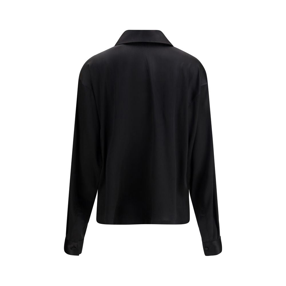 Tom Ford Black Silk Blouse