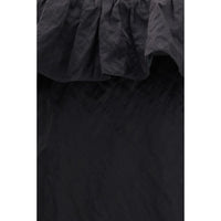 Chloé Cut-Out Satin Mini Dress — Black