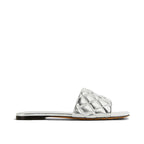 Bottega Veneta Metallic Quilted Leather Slides