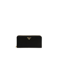 Prada Nylon Zip Wallet — Black