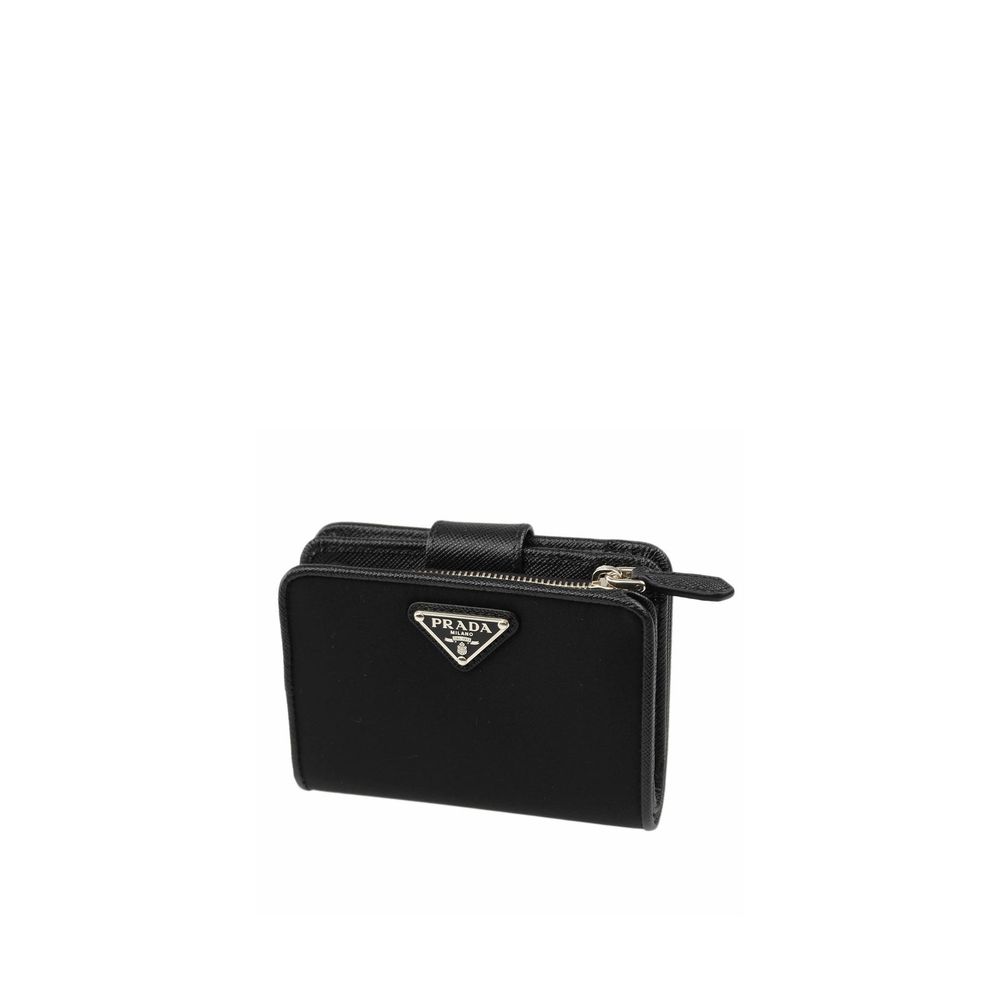 Prada Nylon Coin Wallet — Black