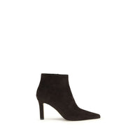 The Row Nappa Leather Ankle Boot — Brown