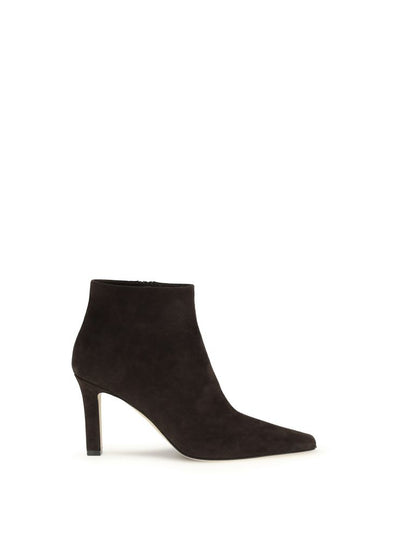 The Row Nappa Leather Ankle Boot — Brown