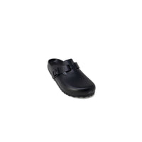 Birkenstock Arizona Faux Leather Slide — Black