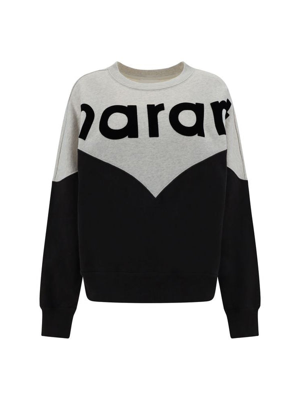 Isabel Marant Étoile Houston Logo Sweatshirt in Grey