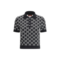 Gucci Black Wool Oves Aries Dress Shirt