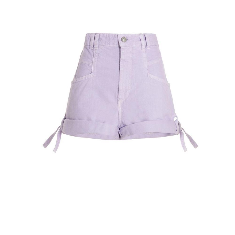 Isabel Marant Cotton Shorts in Purple