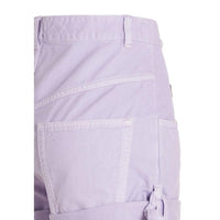 Isabel Marant Cotton Shorts in Purple