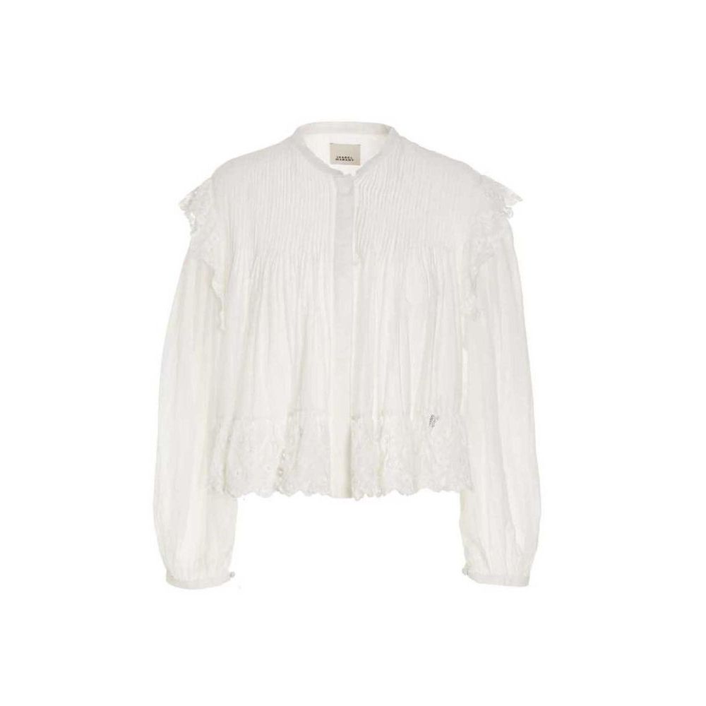 Isabel Marant Mikia Shirt in White Viscose