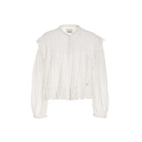 Isabel Marant Mikia Shirt in White Viscose