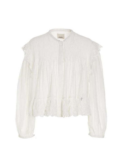 Isabel Marant Mikia Shirt in White Viscose