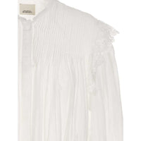Isabel Marant Mikia Shirt in White Viscose