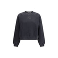 Alexander Wang Crystal Hotfix Logo Sweatshirt