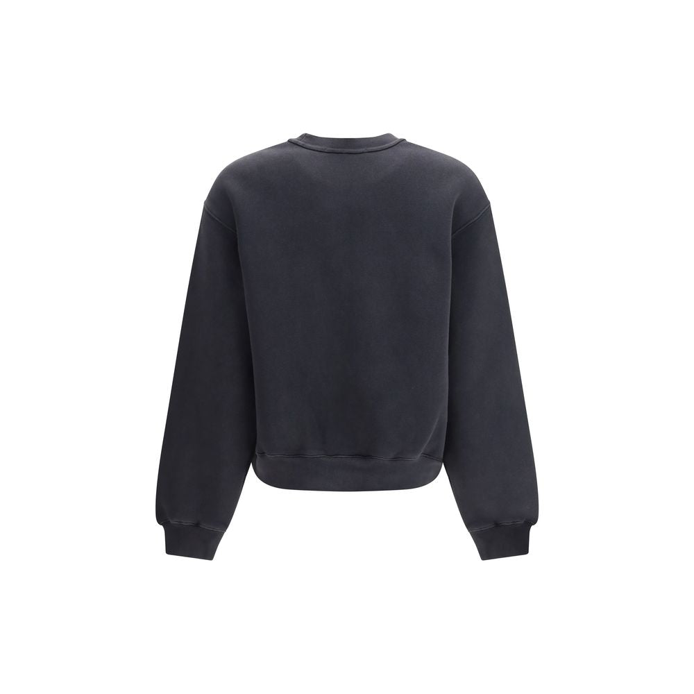 Alexander Wang Crystal Hotfix Logo Sweatshirt