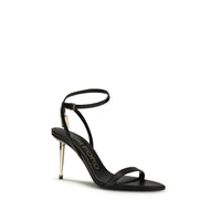 Tom Ford Patent Leather Padlock Stiletto Sandal