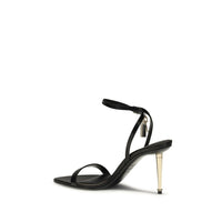Tom Ford Patent Leather Padlock Stiletto Sandal