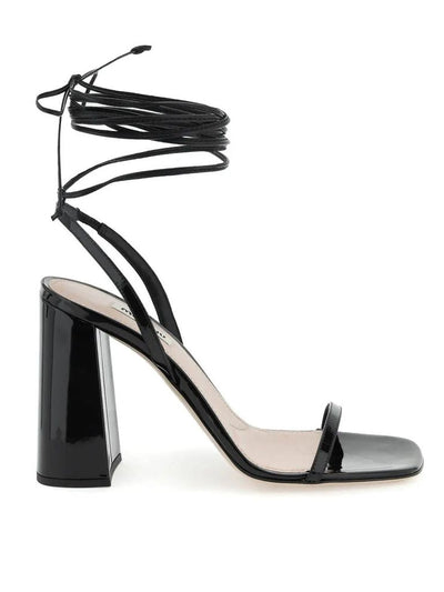 Miu Miu Calfskin Lace-Up Platform Sandal