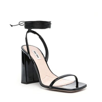 Miu Miu Calfskin Lace-Up Platform Sandal