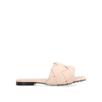 Bottega Veneta Leather Flat Sandal — Multicolour