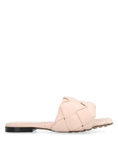 Bottega Veneta Leather Flat Sandal — Multicolour