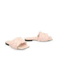 Bottega Veneta Leather Flat Sandal — Multicolour