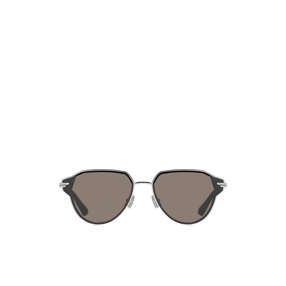Bottega Veneta Metal Sunglasses — Silver