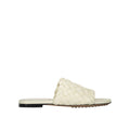 Bottega Veneta Square Toe Lamb Leather Sandals