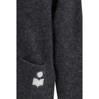 Isabel Marant Étoile Eborah Alpaca Cardigan in Grey