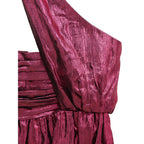 Saint Laurent Fuchsia Metallic Lamé Disco Mini Dress
