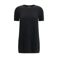 Gucci GG Crystal Wool-Blend Mini Dress