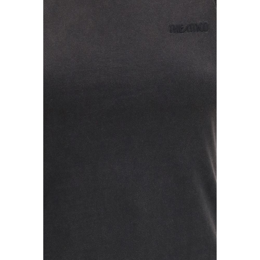The Attico Reese Logo Embroidered Cotton Tank Top